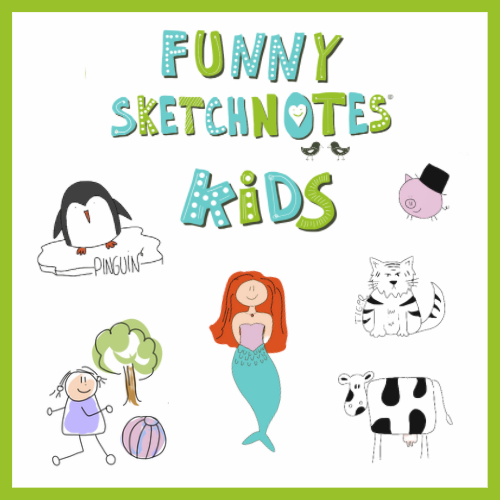 Funny Sketchnotes Kids - Sketchnotes Kurse für Kinder