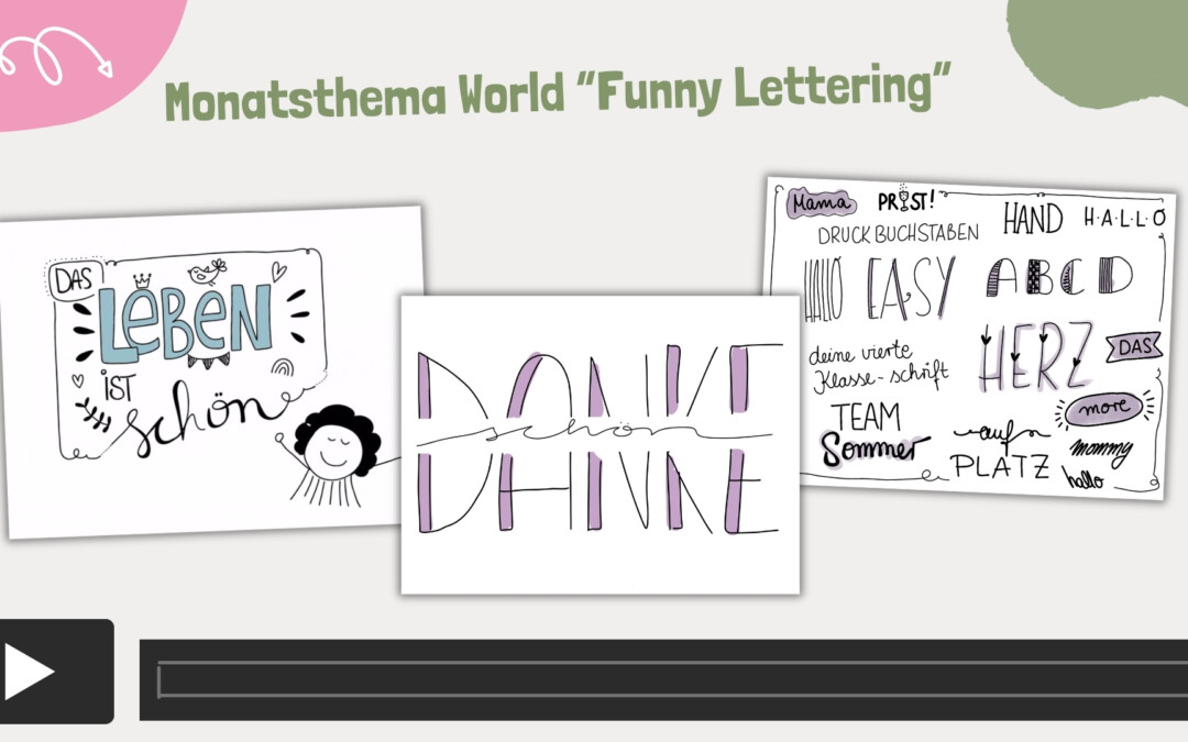 Webinar zum Monatsthema Funny Lettering