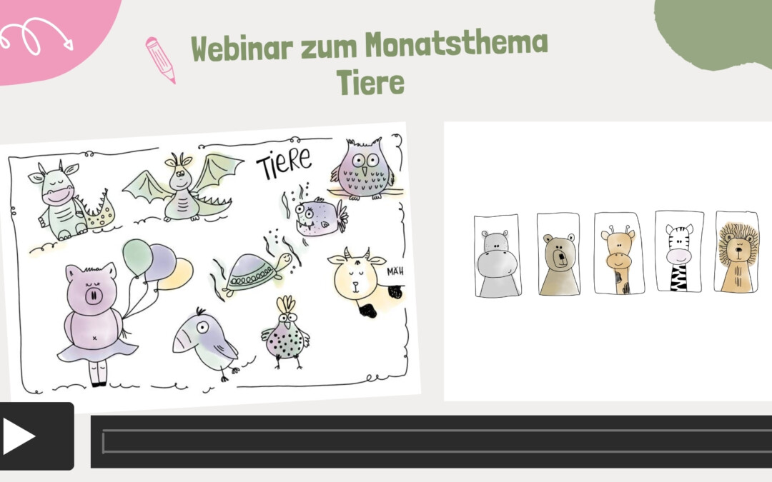 Webinar zum Monatsthema Tiere